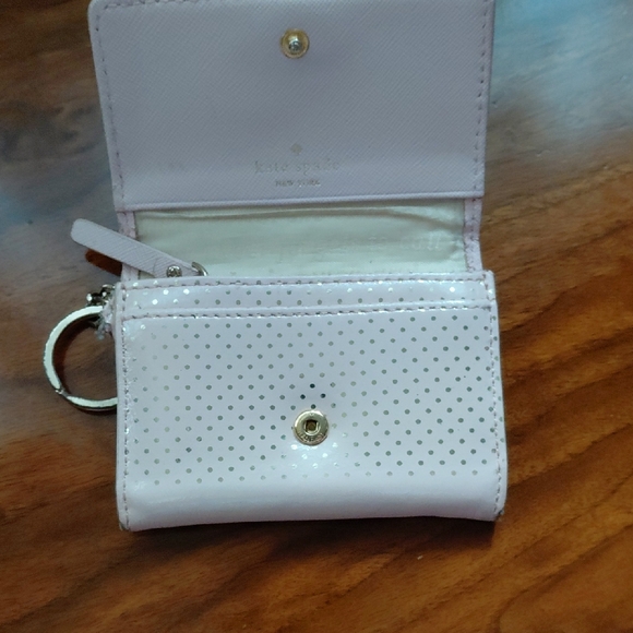 kate spade Accessories - Kate Spade Light Pink Perforated Card Holder